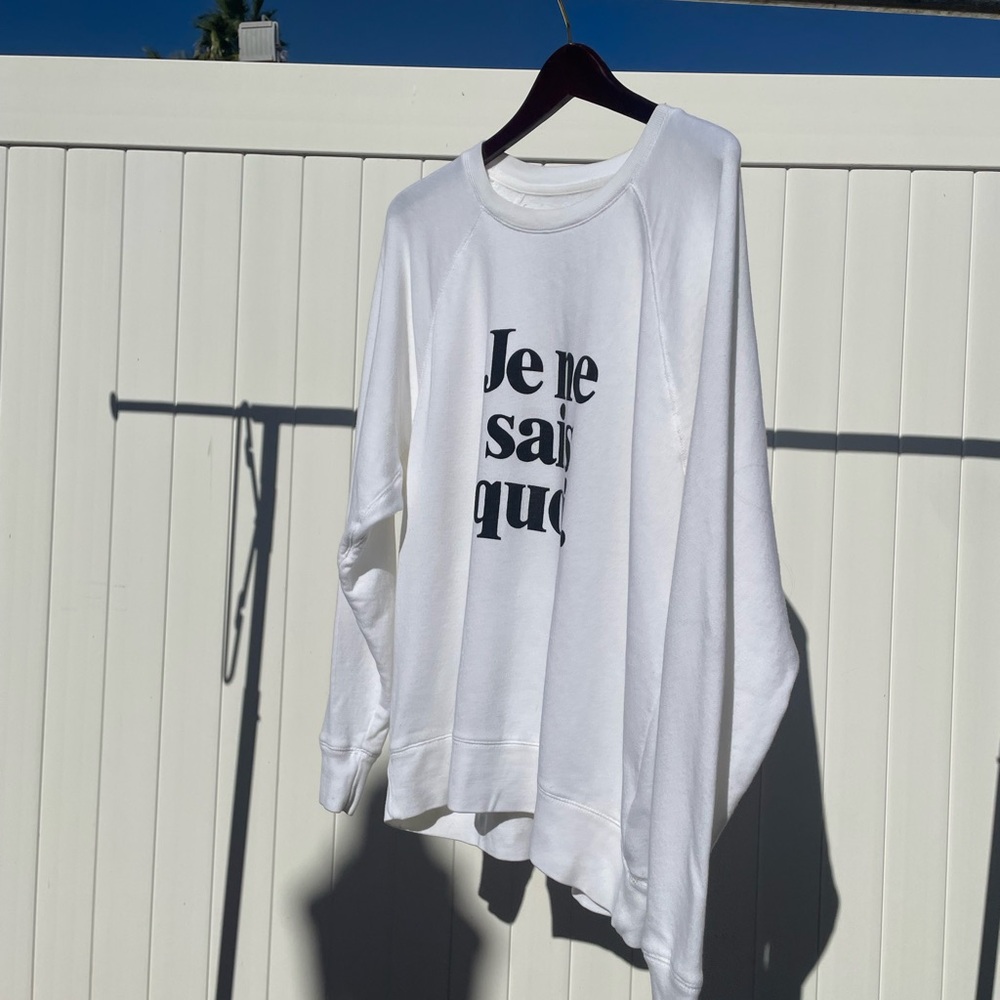 Zadig & Voltaire White Crew Neck Sweater